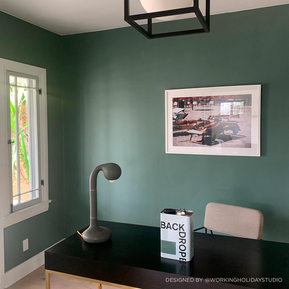 Weekend Upstate - Dark Green With A Hint Of Blue Paint